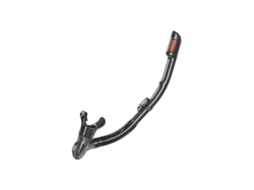 Snorkel Seco Preto Com Bocal De Silicone Para Mergulho
