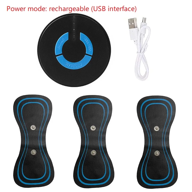 Mini Massageador Elétrico Para Costas E Pescoço, Massagem Cervical, Estimulador Ems, 6 Modos, Alívio Da Dor Muscular, Relaxamento, Instrumento Os