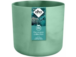 Vaso ELHO Ø 22 Cm Verde Plástico Redondo Moderno