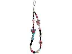 678 Cordão Universal Para Celular Com Haste De Pérola Colorida, Chaveiro, Pulseira De Resina Para Celular