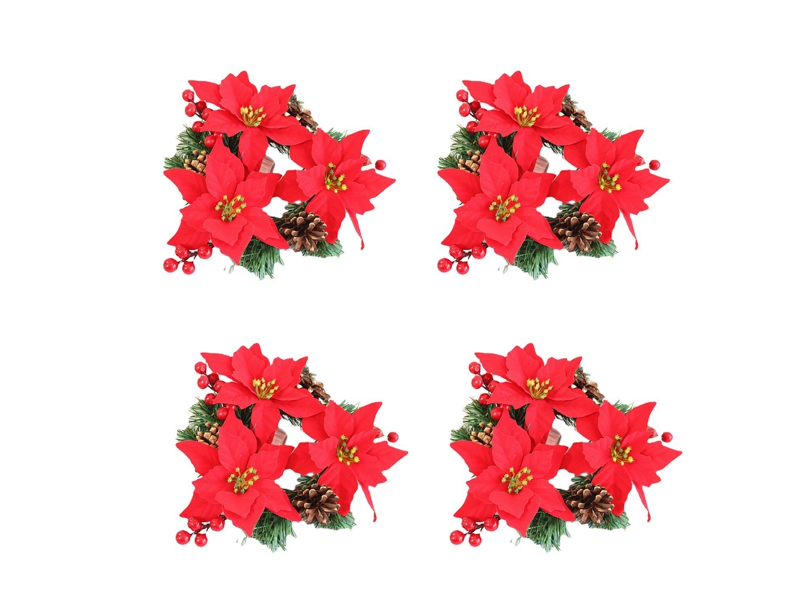 Laxiscreed Vela De Natal Em Guirlanda Colorida, Reutilizável E Resistente Para Festas E Decoração Natalina