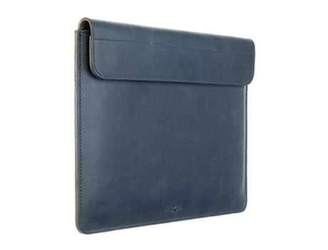 Sleeve Oxford em Pele P/ Macbook Air e Pro 13 FIXED Pro13Ipad12 Azul