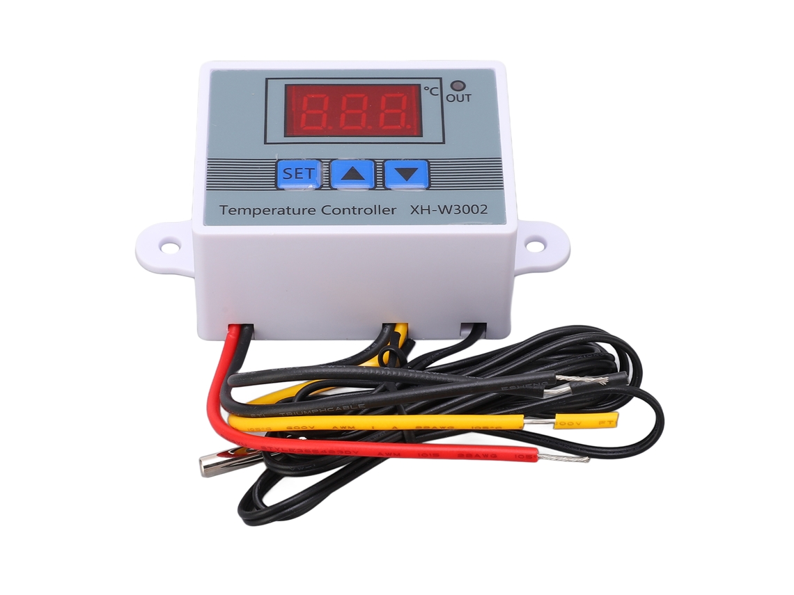 Controlador Digital de Temperatura com Sonda à Prova D'água 10A 110-220V 1500W