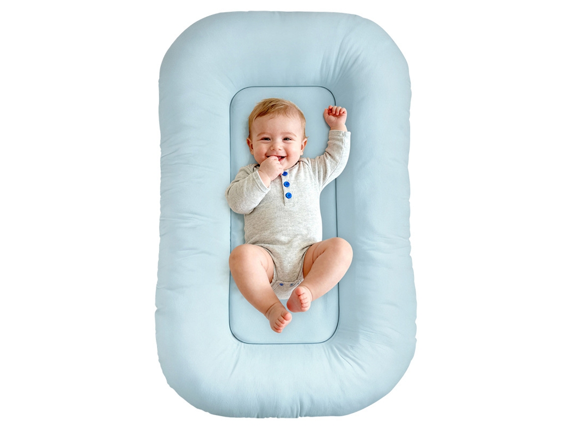 Ninho de Bebé EIFSON 0 24 Meses Algodão Respirável Portátil 75x45cm (cinza)