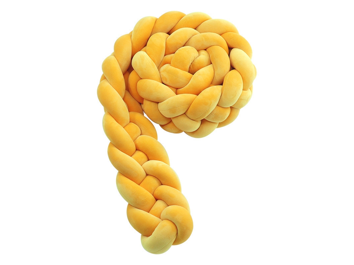 Trança Protetora De Berço Hibbent (200 Cm - Amarelo)
