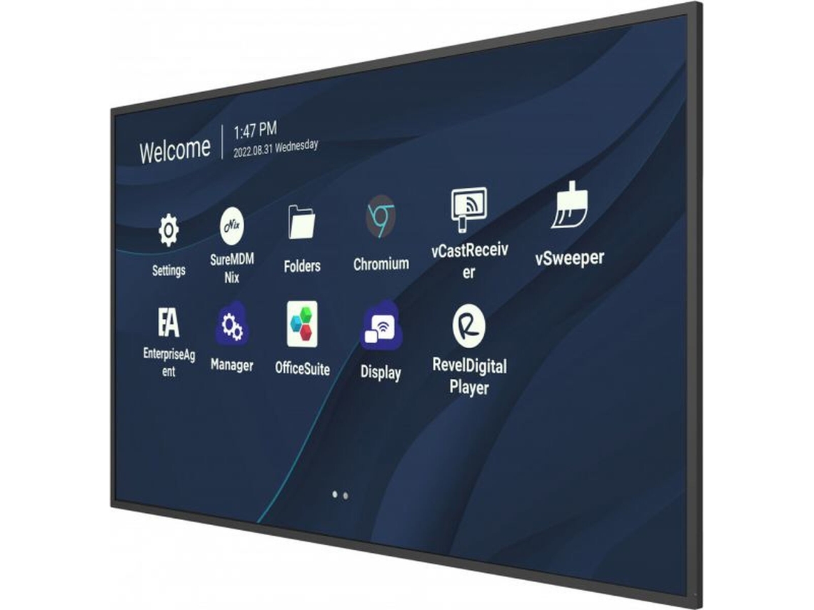 Viewsonic Monitor Profissional 98" Uhd 4k 500cd 24/7 Android Cde9830