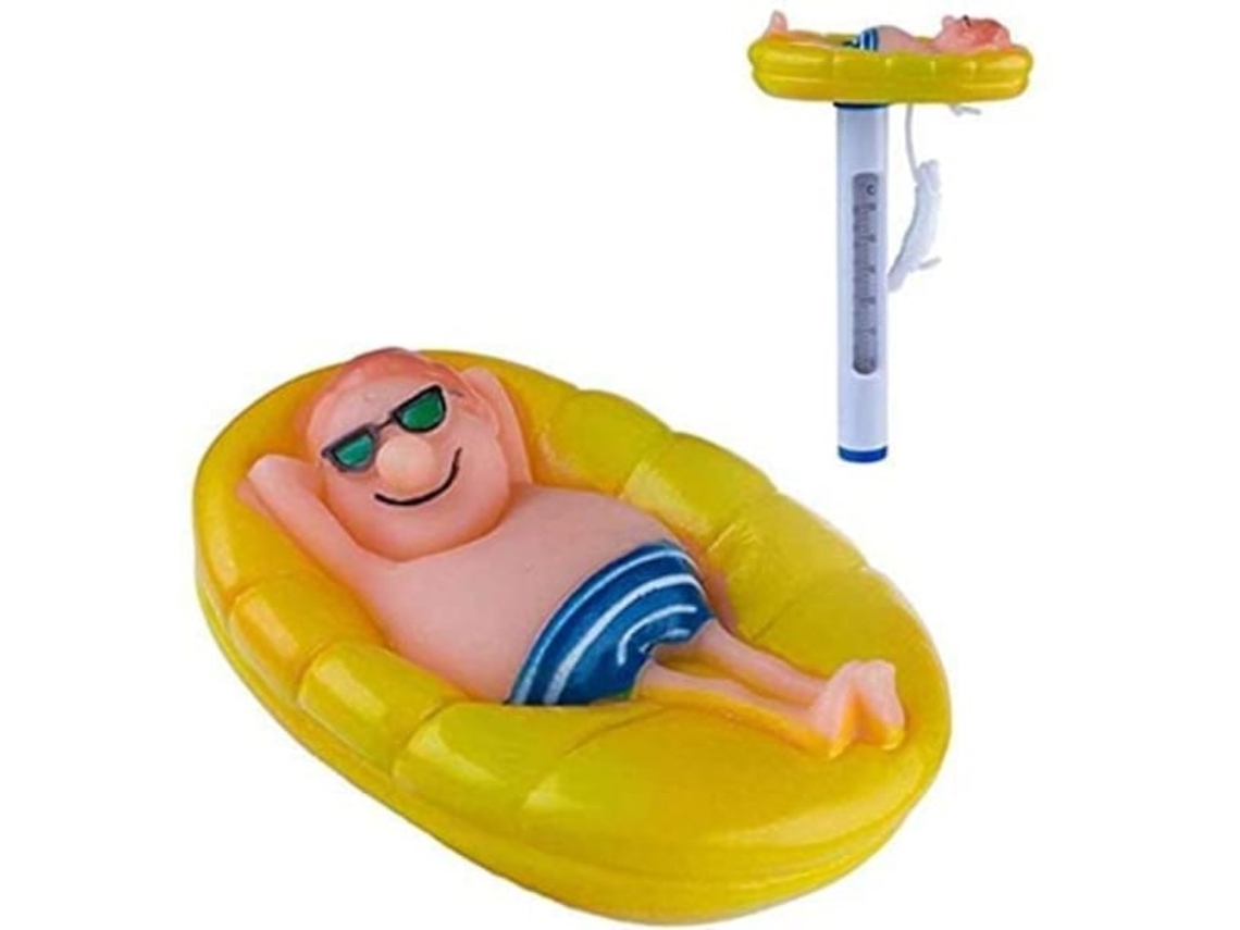 Termômetro Flutuante Resistente a Impactos AQUAFORGE para Piscinas, Spas, Jacuzzis, Aquários