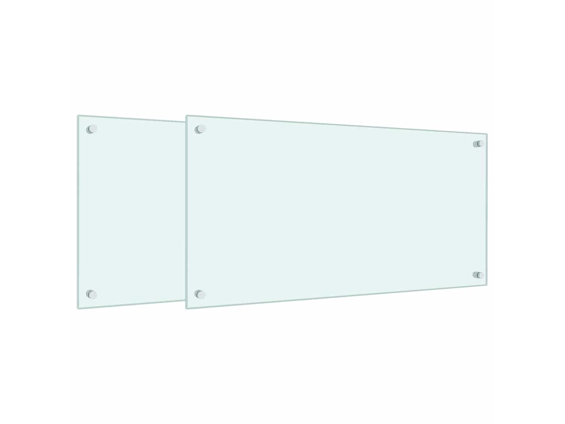 Kitchen Backsplash, Kitchen Backsplashes Vidaxl Branco Vidro (80 X 40 X 0.6 Cm)