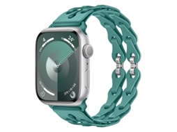 Bracelete Para Apple Watch 42/44/45/46/49mm Verde Pinheiro Cuich