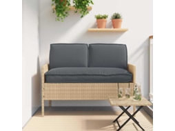 Vidaxl Conjunto De Almofadas Tecido Oxford Antracite 120 X 50 X 52 Cm