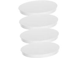 Cabilock Conjunto De 4-tampas Protetoras Pvc Reforçadas Para Tubos Esgoto Domésticos E Industriais, Vedação