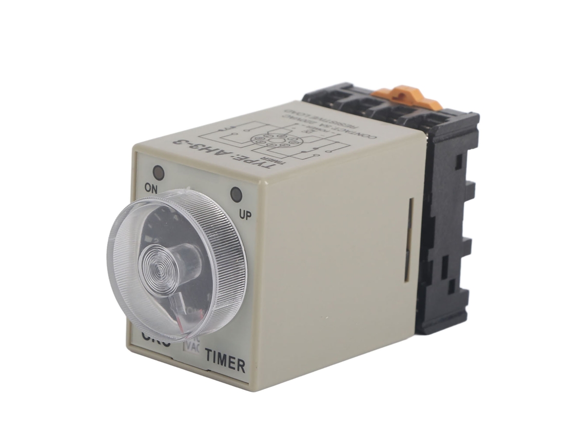 RELE de Tempo Atraso On Ajustável 0-10 Seg AC110V AH3 3 Alta Precisão YURU