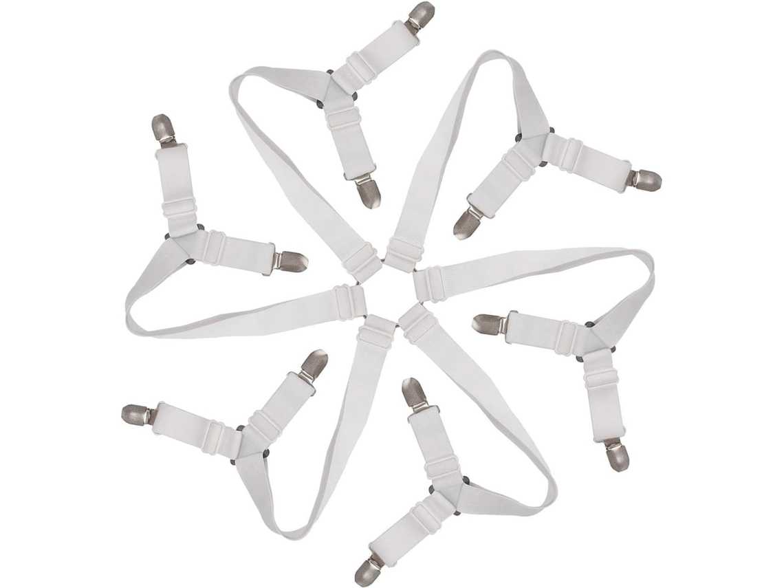 Estrutura De Suporte Para Colchão Com 12 Clipes Fixação, 6 Lados E Tiras Ajustáveis Adequada Diversos Colchões Redondos Quadrados Aquaforge Aquaforge