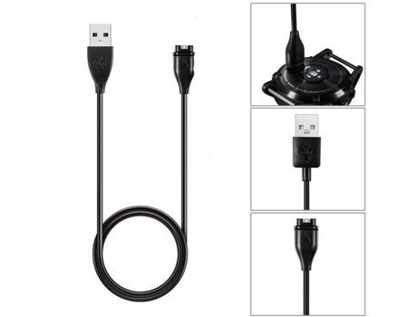 Cabo de carregamento USB de substituição para Garmin Vivoactive 3 Allowith Black Watch