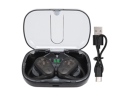 Fones Bluetooth supra auriculares longa duração EOOCOO