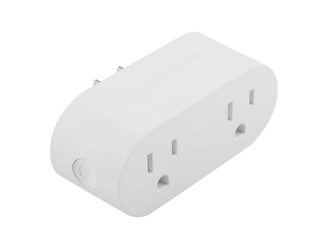 Laxiscreed Tomada Inteligente De Porta Dupla Com Controle Por Voz, App Mobile E Monitoramento De Energia