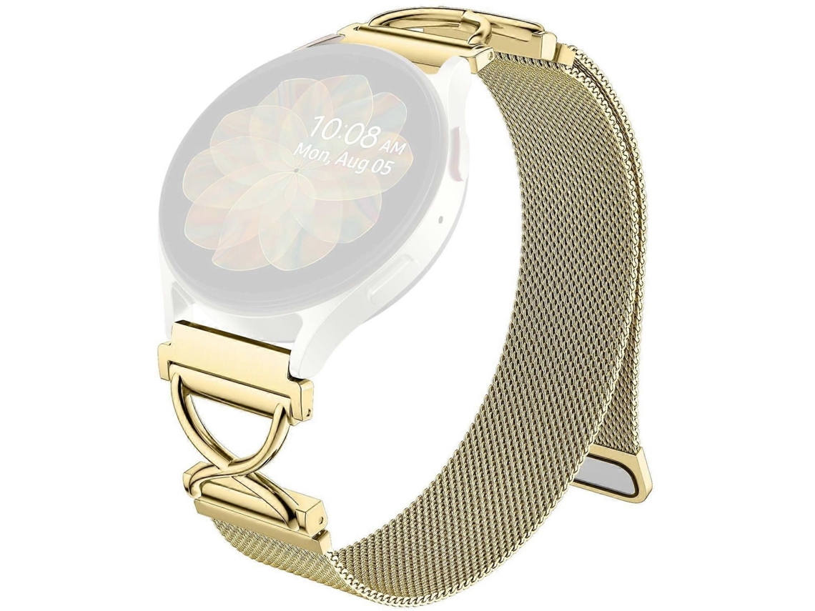 Pulseira Tipo B Para Relógio Infantil Syncup, Modelo Milanese, Em Aço Inoxidável Eletrogalvanizado, Com Fecho Magn Ético.