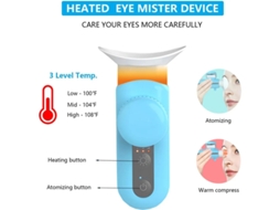 Pulverizador Nano Eye Mist Aquecido Portátil Eye Mister Com Compressa Quente Calor Úmido Para Alívio De Olhos Secos E Chiqueiro Ferramenta Bestvite