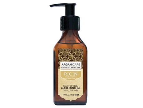 Sérum Estimulante do Crescimento Capilar com Óleo de Rícino, 100ml Arganicare