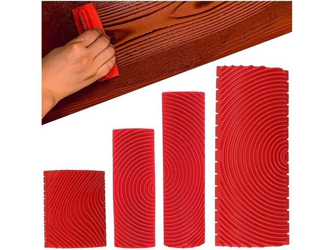 Conjunto de 4 Ferramentas de Borracha AQUAFORGE