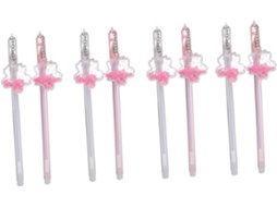 Caneta De Lantejoulas Doitool, Conjunto 8 Peças, Portátil Para