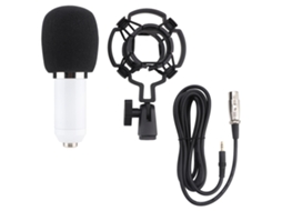 Microfone Condensador (gravação De Voz De Ktv Online) Microfone Com Fio Bm800 (branco)