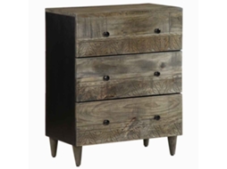 Sideboard, Sideboards Vidaxl Cinzeto Madeira De Mangueira