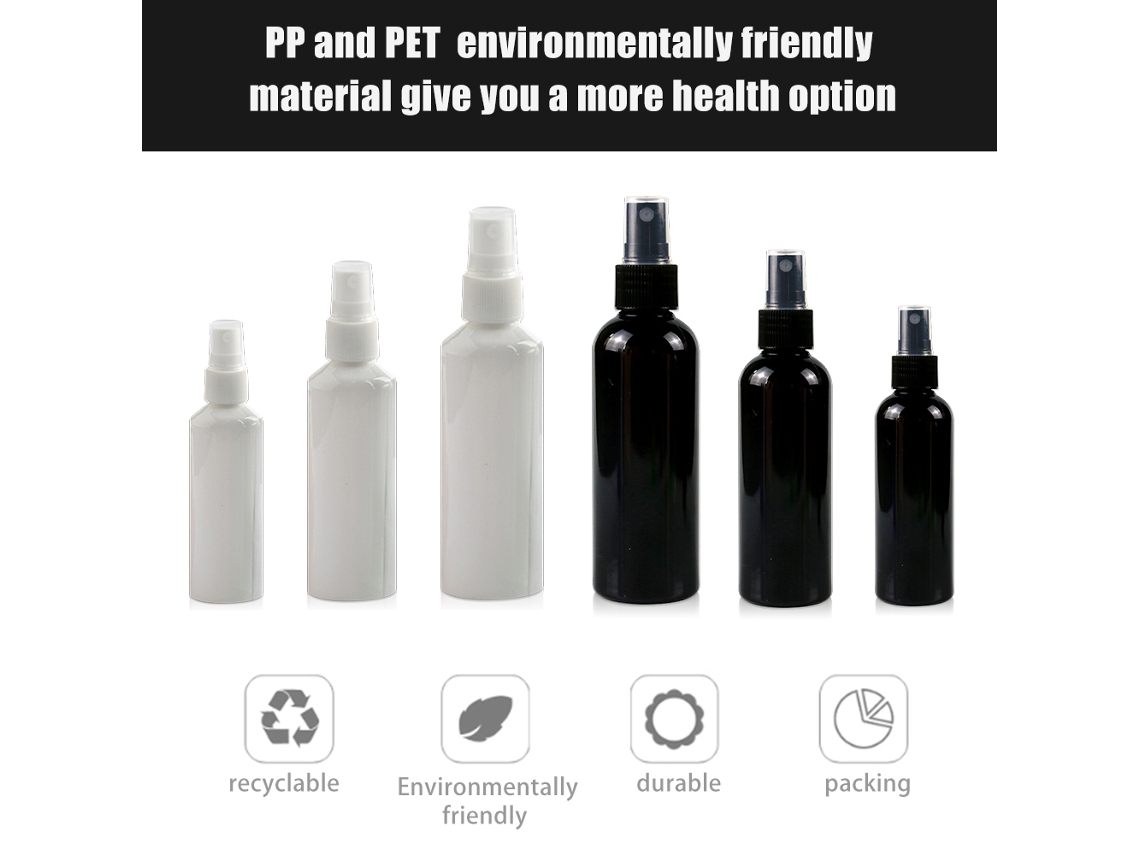 Mali garrafa de Spray para Álcool Desinfetante Pp Portátil Pequena Capacidade 30ml/50ml/100ml Saúde