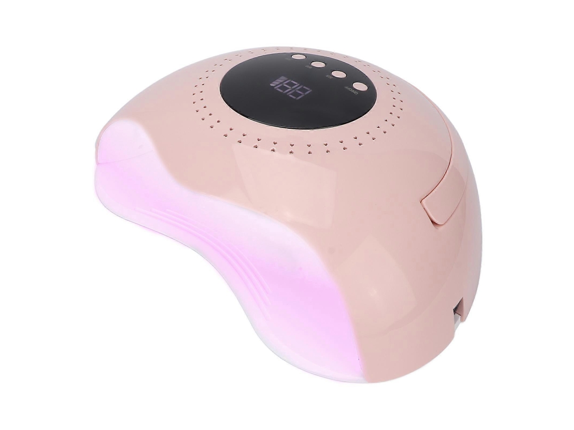 Lâmpada Led Uv 120w Para Secagem De Unhas Portátil Com Tela Lcd Para Cura De Esmalte Em Gel Rosa Plugue Ue Ly Ebike (100 240v)