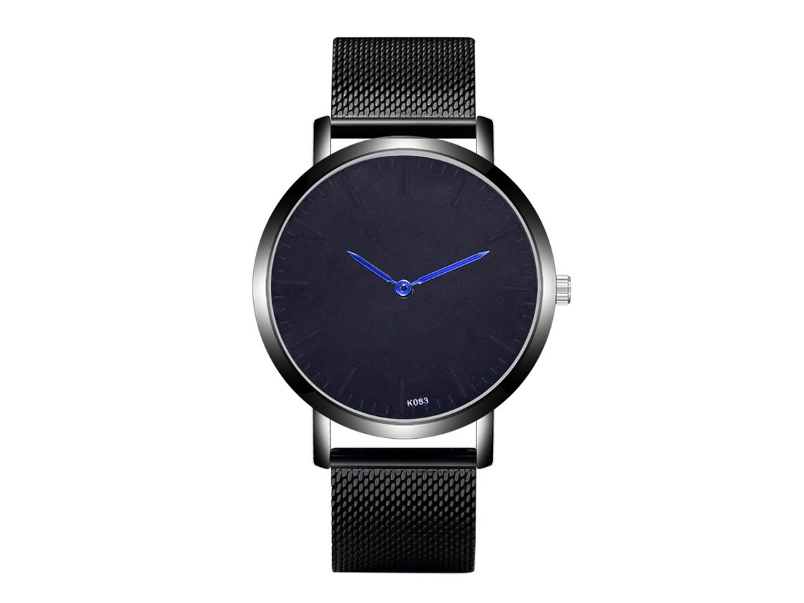 Relógio de quartzo masculino Zhoulianfa com pulseira de aço, estilo casual e profissional.