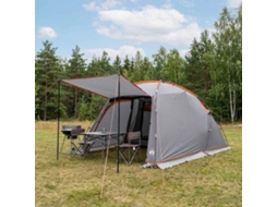 Vidaxl Tenda Túnel Cinza E Laranja 361 X 235 X 147 Cm