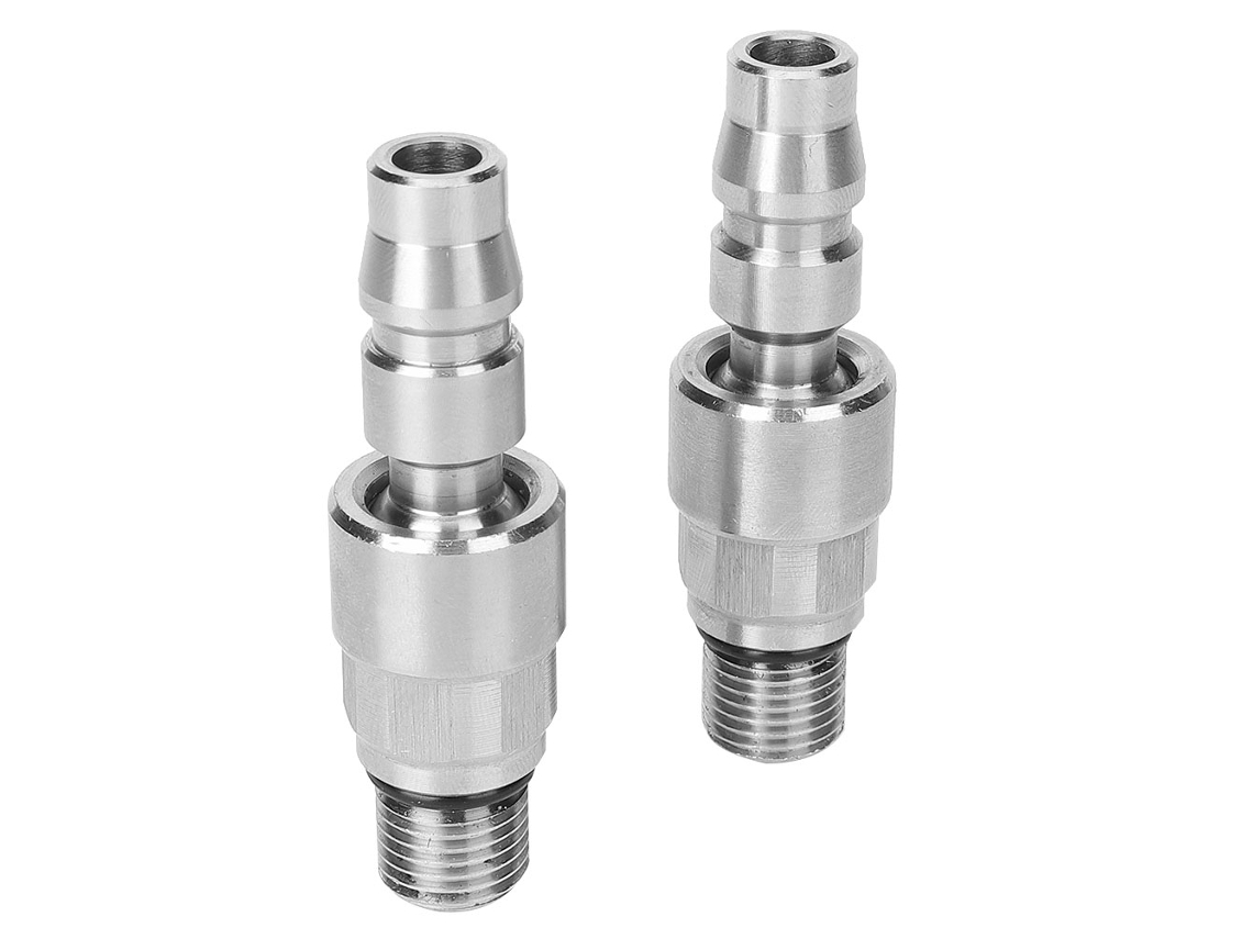 Laxiscreed Kit De Adaptadores De Mangueira De Ar Japanese Quick Connect 1/4" Bspt Pack De 2