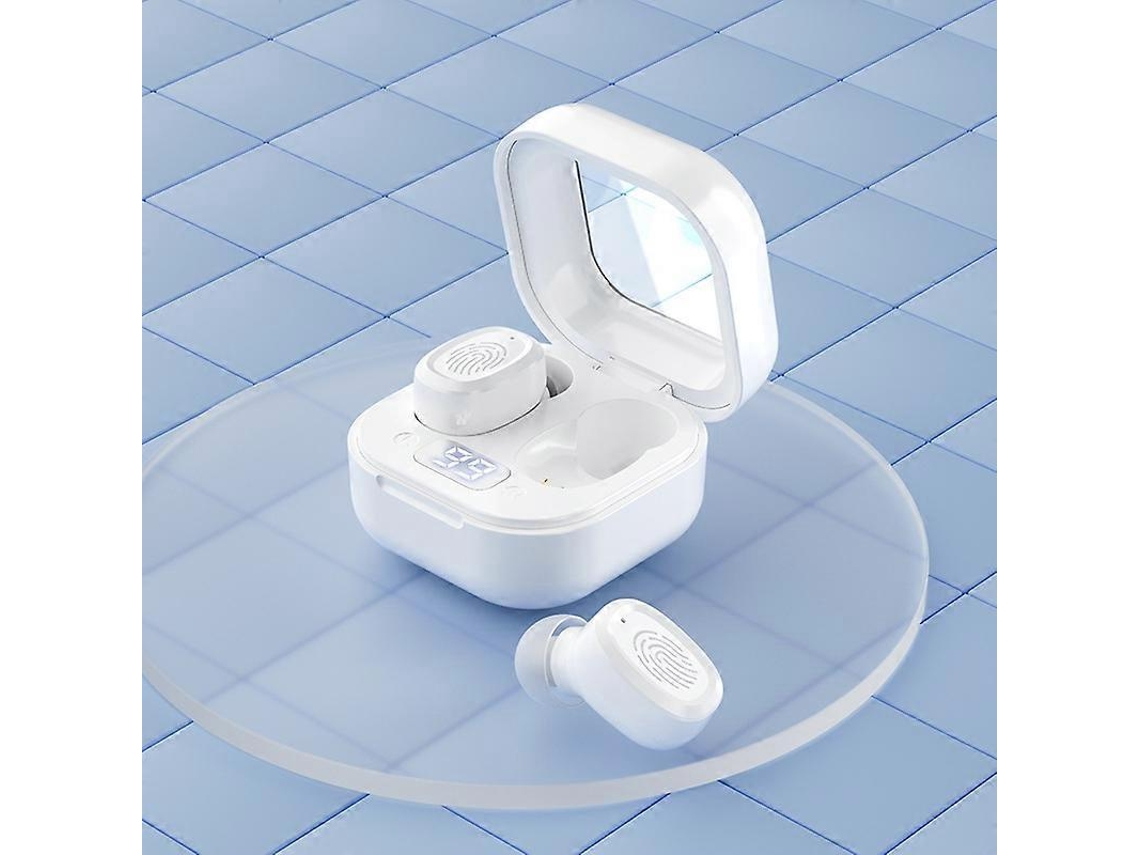 Fones De Ouvido Bluetooth Sem Fio, Estilo By18, Display Digital Branco Ly Ebike