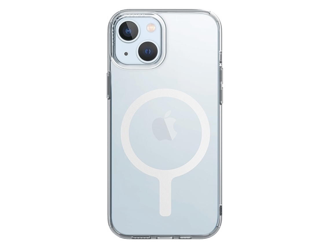Capa Fosco para iPhone 15 Plus UNIQ Pele Sintética Transparente