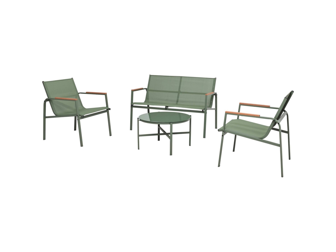 Conjunto De Estar Maurícia Verde Kasa