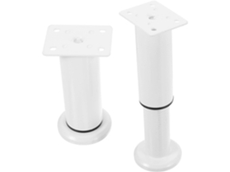 Operitacx 2 Peças Pés De Metal Ajustáveis Para Móveis, Mesa, Sofá, Altura, Suporte Resistente Para Sala De Estar