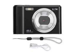 Raum-câmera Digital 48mp Com Zoom Digital 8x, Gravação 2.7k E Tela De 2.4 Polegadas, Autofoco