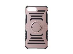 Capa Protetora Iphone7 Plus EOOCOO (dourado rosa, chapa de ferro para suporte de carro, proteção antiqueda)