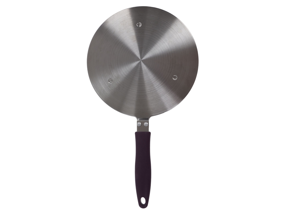 Placa Adaptadora De Indução Aço Inoxidável, Difusor Calor Com Alça Roxa, 7,68 Polegadas, Para Panelas Ferro E Cerâmica