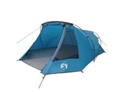 Conjunto 1 Barraca De Túnel Para Caminhada Vidaxl Azul Tafetá (328 X 228 X 115 Cm)