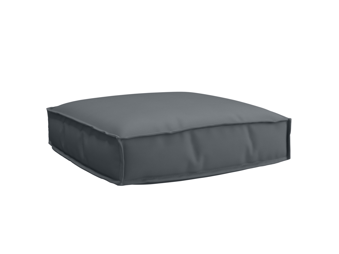 Conjunto 1 Almofada Moderna Vidaxl Antracite Oxford (60 X 60 X 12 Cm)