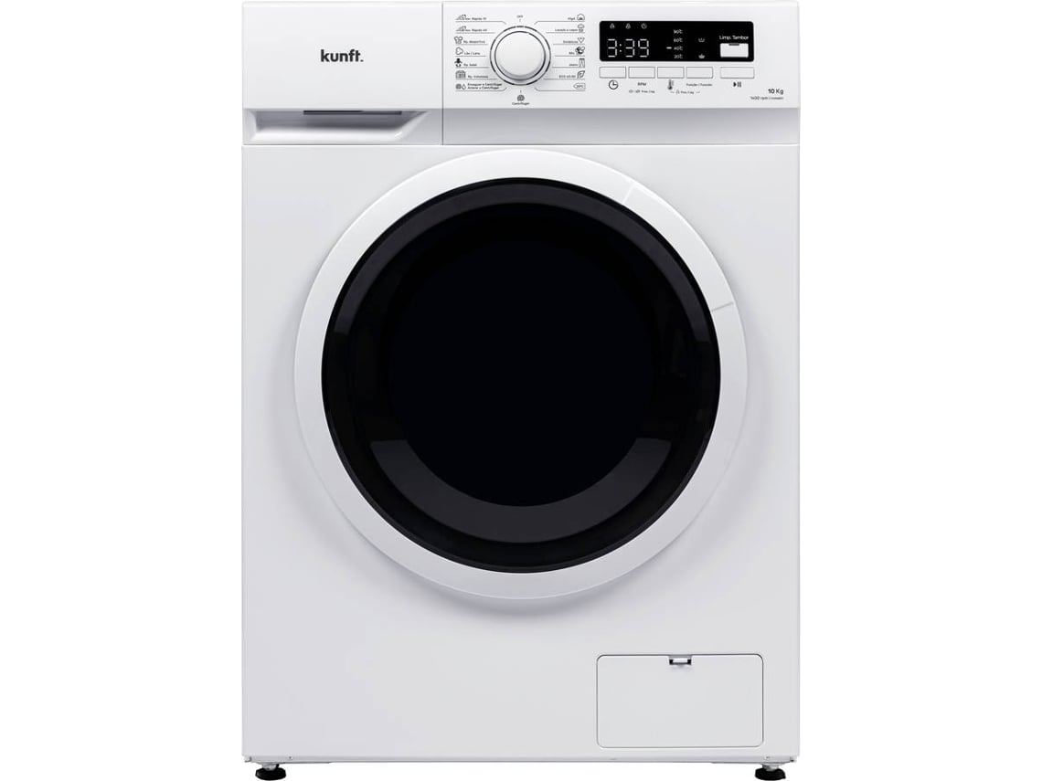 Máquina de Lavar Roupa KUNFT KWM8811 (Outlet Grade B - 10 kg - 1400 rpm - Branco)