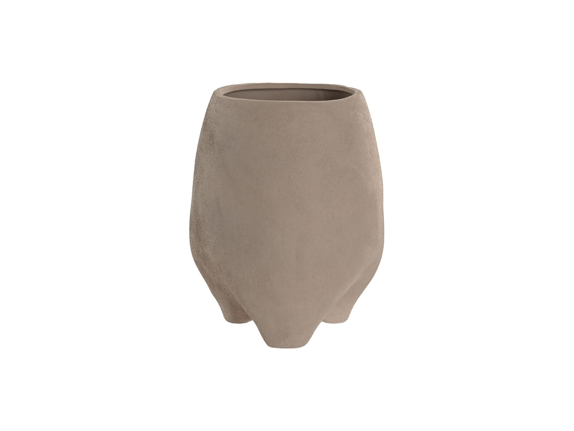 Plantador Home Esprit Marrom Claro Cerâmica Urbana 23 X 23 X 30 Cm