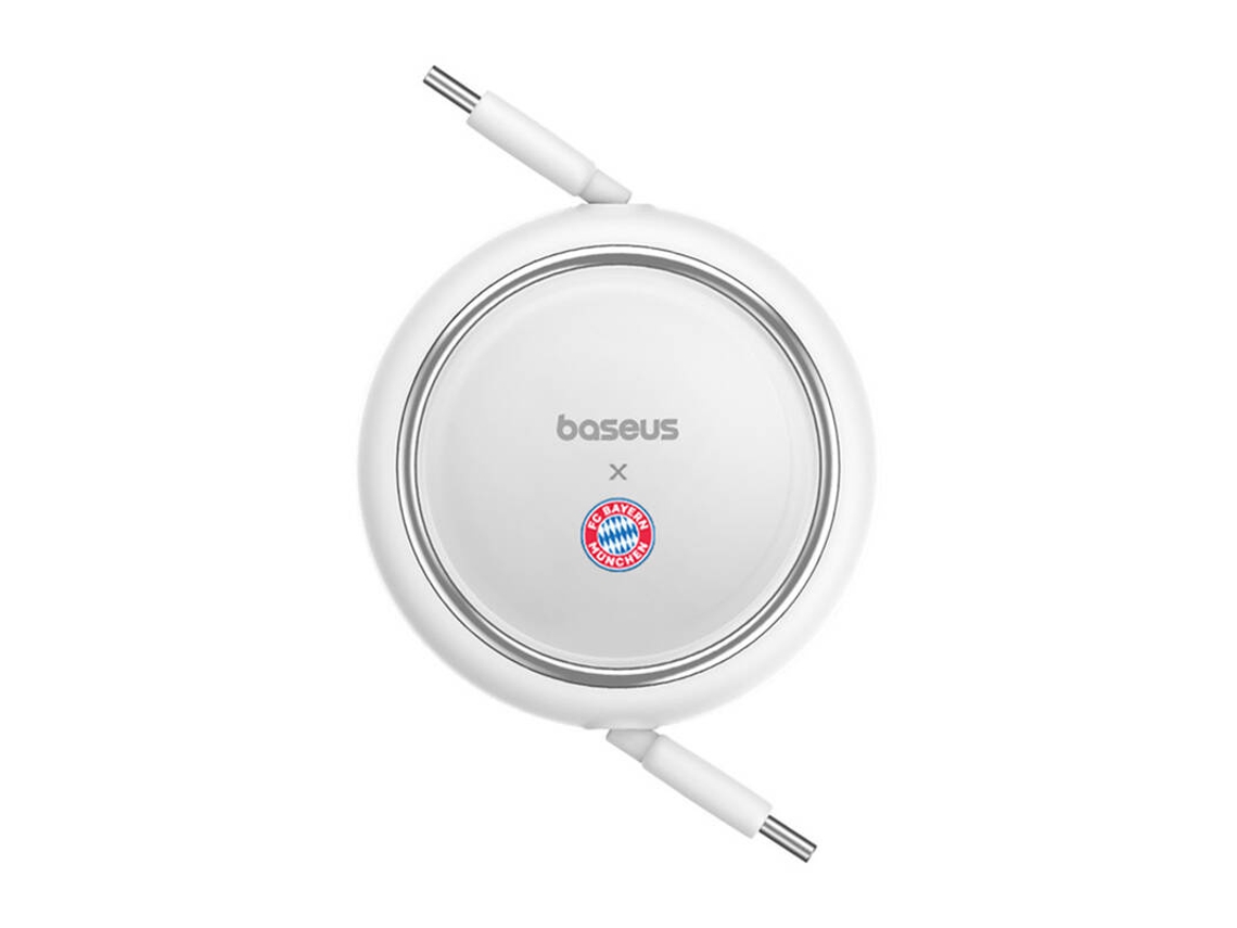 Cabo De Carregamento Baseus Usb C Para Usb C 100 W Bayern Edition (branco)