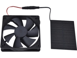 Ventilador Solar De 5v Para Estufa, Kit Com Painel Solar De 100w E 12v, Ventilador De Exaustão Duplo Para Galinheiros E