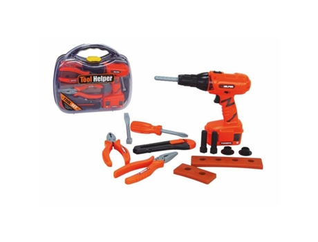 Jugatoys Drill Tools And Accessories Tools 30x8x28 Cm Laranja