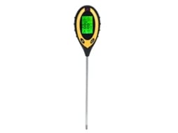 Medidor de Solo 4 em 1 para umidade, pH, temperatura e luz solar S/MARCA
