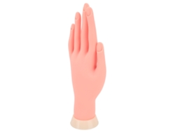 Mão De Treinamento Para Unhas Flexível Reutilizável Com Sulcos Embutidos Multifuncional Para Manicure Profissional
