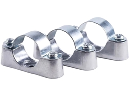 Abraçadeira De Tubo Ajustável 16mm A 50mm, 5 10 Unidades, Com Parafuso, Clipe Fixo Em Liga De Alumínio 25mm
