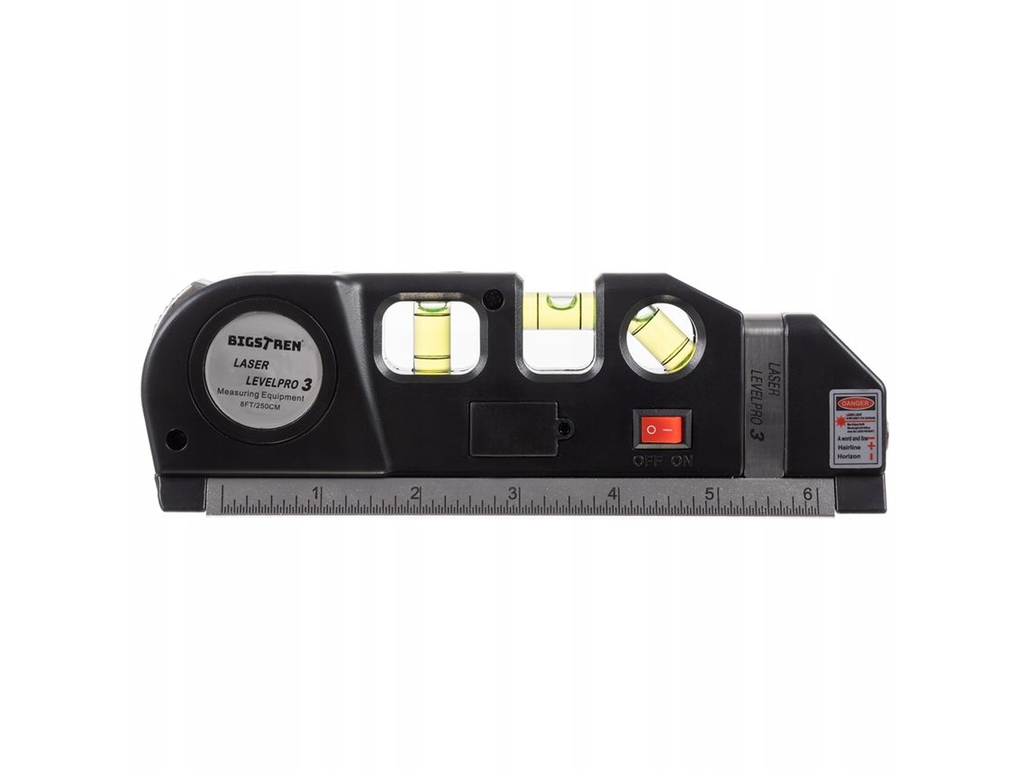 Nível A Laser E Fita Métrica 250 Cm Perfeito Para Todos Slowmoose